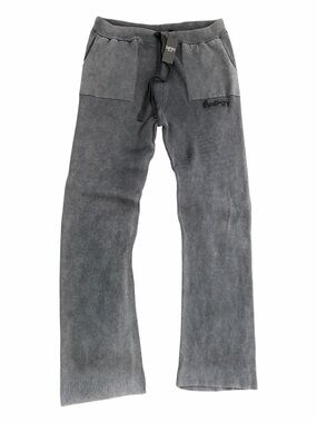 MAN OFFICIAL RIBBED KNIT PANTS